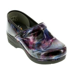 Dansko XP 2.0 Color Sweep Patent Professional Clogs Women's 38 US size 7.5-8